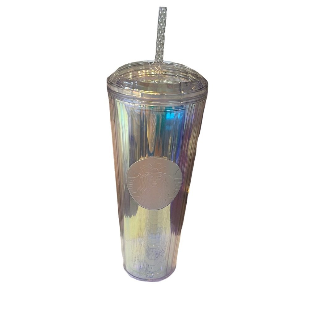 Starbucks Kaleidoscope Clear Venti Unicorn Rainbow Tumbler‎